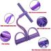 Fitness Pedal Ankle Puller Pedal Resistance Elastic Band 4-Tube Elastic Pull Rope Tension Rope Resistance Band Multifunction Pedal Puller Resistance Band for Abdomen/Waist/Arm/Leg Training Purple - Buy Online on GoSupps.com