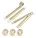 Donut Hair Bun Maker Hair Bun Accessories Hair Bun Maker Tool 3 PCs French Twist Hair Accessories Hair Clip for Buns DIY hairstyling tools for women (champagne)