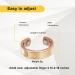 Shop Elegant Copper Rings for Women | Pure Two-Tone Gold Magnetic Adjustable Jewelry - Buy Online on GoSupps.com