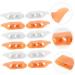 Silicone Toe Stretchers 24 Pcs - Pinky Straightener Sleeves & Gel Separators - Buy Online on GoSupps.com