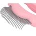 Buy Cat Comb - Skin-Friendly Elastic Half-Curved Massage Comb for Cats | Cat-Safe Exfoliating Grooming Tool in Pink - International Shipping Available - Buy Online on GoSupps.com