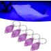 Keychain Flashlight Mini Keychain Long Battery Life 365nm 395nm Wavelength 5 Pcs for Detection - Buy Online on GoSupps.com
