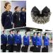 Professional Hair Knot Covers | Elastic French Hair Clips for Stewardess & Hospitality | 2-Piece Set - Buy Online on GoSupps.com
