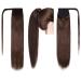 SEGO 18 Clip-In Ponytail Hairpiece & Braid Extensions - Real Remy Hair Medium Brown 90g - Buy Online on GoSupps.com