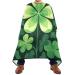 Waterproof Barber Cape -Clover Green Cheetah Haircut Bib for Men Unisex Hair Cutting Cape(8rp1a)