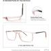 Gaoye Blue Light Blocking Glasses  Square Computer Gaming Eye-glasses Anti UV Lens Fashion Fake Frames Men Women Clear Brown Frame - Buy Online on GoSupps.com