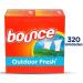 Bounce 2 Boxes Outdoor Fresh Dryer Sheets - 320 Sheets for Fresh Laundry | International Shipping Available - Buy Online on GoSupps.com