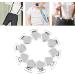 Qcwwy 10pcs Heart Shape Metal Pacifier Holders - Safe DIY Beads & Charm Accessories for Baby - Buy Online on GoSupps.com