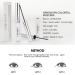 Allbestaye Colorful Waterproof Mascara - Fine Brush Long-lasting Green Black & White Eyelashes - Buy Online on GoSupps.com