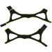 Special Triangular Design Chin Strap for Snoring Prevention - Black Fluorescent Green Edge - Buy Online on GoSupps.com
