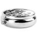 Music Notes Mini Round Pill Box - 3 Compartment Travel Organizer for Home & Office - Buy Online on GoSupps.com