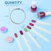 100PCS Transparent Nail Art Display Sticks - Natural Color Swatch for Gel Polish DIY Christmas Gift - Buy Online on GoSupps.com