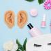 GALPADA 1 Pair Silicone Ear Model - Realistic Artificial Ear Mold for Picking Training - Fake Body Part for Piercing Acupuncture Practice Classroom and Home Decor - Buy Online on GoSupps.com