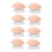 FRCOLOR 4 Pairs Eyelash Eye Shape Removable Eyelid Practice Eyelashes Eyelids Eyelash Replacement Eyelids Eyelash Training Eyelids Practice Eyelids With Eyelashes Silica Gel Extend Make Up 1