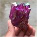 Rose red electroplated Crystal Gemstone Cluster Flower Reiki Crystal Stone for Home deocr - Buy Online on GoSupps.com