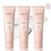 CLOUDEMO Purifying Exfoliating Gel Face and Body Exfoliating Scrub Gel Deep Cleansing Moisturizing Facial for All Skin Types (3 Pcs)
