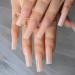 24pcs Extra Long Square Glossy Acrylic Press On False Nails | Perfect for Prom & Party International Shipping Available - Buy Online on GoSupps.com