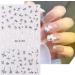 3 Sheets 5D Daisy Embossed Nail Stickers Decals Stereoscopic Flowers Leaf Nail Art Stickers Self-Adhesive Carving Design Nail Supplies Accessories for Women Girls DIY Nail Tips Design - Buy Online on GoSupps.com