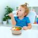 Pandaear 3 Pack Silicone Baby Bowls with Suction Cup | BPA-Free Soft Silicone Children's Feeding Bowls (Blue/Brown/Green) - Buy Online on GoSupps.com