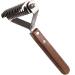 Onebarleycorn Coat King The trimstriegel dog brush and cat brush underwool trimmeters under fur brush Bush for dogs and cats 14 sound (L: 184 * 88mm) 14 Klingen-L