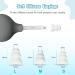 Ear Pressure Relief Suction Device Migraine and Headache Relief Products Airplane Ear Pressure Relief Through Inner Ear Pressure Balance Reduce Tension & Tinnitus Relief with 3 Sizes of Earplugs - Buy Online on GoSupps.com