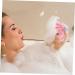 FRCOLOR Body Scrubber Set - 3pcs Ice Cream Bath Balls & Puff for Spa-Quality Cleansing | Perfect Loofah Cleaner & Bathing Sponge for All Skin Types - Buy Online on GoSupps.com