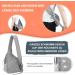 Nasjac Pet Dog Belt Conveyor - Adjustable Padded Travel Bag for Dogs Under 4kg - Breathable Mesh & Washable Design - Buy Online on GoSupps.com