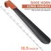 NINEMAX Long Handle Metal Shoe Horn for Seniors - 16.5 Boot Horn with Leather Handle for Men & Women - Buy Online on GoSupps.com