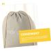 Outanaya 4pcs Hair Dryer Storage Bag Hairdryer Bags Drawstring Hair Dryer Bags Canvas Drawstring Bags Fabric 33.00X30.00X0.50CM Light Grey - Buy Online on GoSupps.com