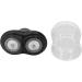 Tnfeeon Beard Head Shaver Replacement | ABS Stainless Steel Electric Trimmer Head for RQ310 RQ320 RQ330 RQ311 RQ350 RQ370 - International Shipping Available - Buy Online on GoSupps.com