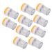 MINGZHE 10 Pack Manual Contact Lens Washer Portable Professional Soaking Case in Orange for Safe Eye Care - Buy Online on GoSupps.com