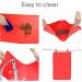 Buy Toplory Waterproof Non-Slip Silicone Feeding Mat for Dogs & Cats - 53x37cm Red | International Shipping Available - Buy Online on GoSupps.com