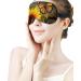 Sunflower Butterfly Sleep Eye Mask with Elastic Strap for Women Men - Perfect for Sleep, Travel, and Nap - Buy Online on GoSupps.com