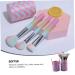 FRCOLOR 10pcs Loose Powder Eyeshadow & Blush Brush Set - Fluffy Wooden Handle Makeup Brushes for Women - Buy Online on GoSupps.com
