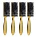 Jiklophg Beard Brush 4 Pieces Shaving Brush for Men Antique Facial Cleaning Comb Hair Massage