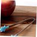 Alipis 15 Pcs Bread Clips Tea Bag Barbecue BBQ Tongs Kitchen Tools Stainless Steel Kitchenware Ice Cubes 13.1X2.5CMx3pcs Sky Bluex3pcs - Buy Online on GoSupps.com