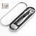 Stainless Steel Foot Scraper Set - Callus Shaver & Hard Skin Remover Pedicure Kit with 10 Replacement Blades - Buy Online on GoSupps.com