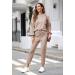 Fixmatti Women's 2 Piece Outfits | Long Sleeve Pullover Sweatshirt Jogger Pants Sweatsuit | Khaki - Size Small - Buy Online on GoSupps.com