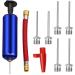Ball Pump Portable Air Pump Basketball Pump Balloon Pump with 7 Needles,1 Nozzles and 1 Flexible Hose for Soccer Volleyball Water Polo Rugby Exercise Sports Ball Swim Inflatables