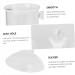 POPETPOP 1pc Red Worm Feeder Glass Terrarium Terrariums Fish Tank Dish Tray Fish Food Feeder Crawl Lipstick 6X4.5CM White - Buy Online on GoSupps.com
