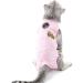 Ranphy Cat Recovery Suit for Abdominal Wounds or Skin Diseases Soft Cotton Surgical Recovery Shirt Breathable E-Collar Alternative After Surgery Home Indoor Anti Licking Clothes Pink M M(Chest:34cm Back:25cm Neck:24cm) pink - Buy Online on GoSupps.com