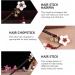 LALAFINA Hanfu Hairpin Wood Metal Hair Clip Hair Sticks Pearl Flower Hair Stick Crystal Hair Clips Vintage Hair Stick Hairpin Wedding Headpiece Shell Flower Women's Ebony Hair up - Buy Online on GoSupps.com