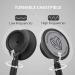 FriCARE Lightweight Dual Head Stethoscope - Aluminum Chestpiece - Black - Buy Online on GoSupps.com