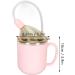 Convalescent Drinking Cup Drinking Aid 1.5mm Pore Feeding Cup Cover to Prevent Leakage 360 Degree Rotation for Home Use (Pink) - Buy Online on GoSupps.com