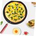 HOMSFOU 2pcs Pot Skillet Pan Breakfast Pan - Oven Pan Saute Pan Iron Frying Pan Cast Iron Skillet Crepe Pan Mini Cooker Pizza Pancake Cooking Pan Pancake Pan Aluminum Household 48.5X30CMx2pcs Blackx2pcs - Buy Online on GoSupps.com