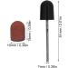120 Grit Nail Art Sanding Caps Grit File Sand Piece Set Manicure Polishing Grinding Bands Nail Drill Bits Set With Shaft For Nail Drill Bits For Acrylic Nails - Buy Online on GoSupps.com