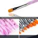 Angnya 12 PCs Nail Polish Brush Set - UV Gel & Acrylic Nail Art Tools - Professional Nail Design Kit - Buy Online on GoSupps.com