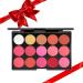 Phantomsky 15 Colors Cream Lip Gloss Makeup Palette make -up kit make -up pallet blush pallet make -up palette make -up cosemetic contouring kit - durable wiped natural