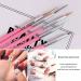 15-Piece Professional Nail Art Brush Kit | UV Gel Nail Design Brushes for Stunning Nail Art Decorations - Buy Online on GoSupps.com