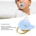 Personalized Bling Pacifier | Heart Shaped Rhinestone Baby Soother | Perfect Newborn Gift - Blue - Buy Online on GoSupps.com